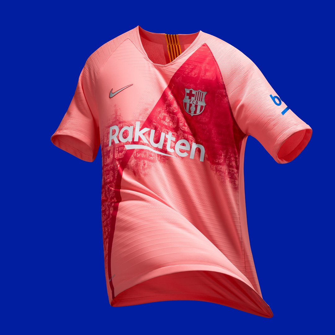 Barcelona hot sale peach jersey